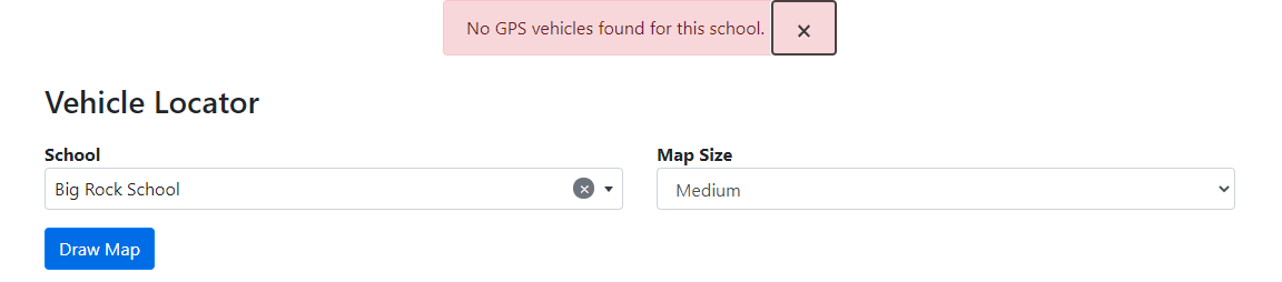 Vehicle Locator - Failed Searches